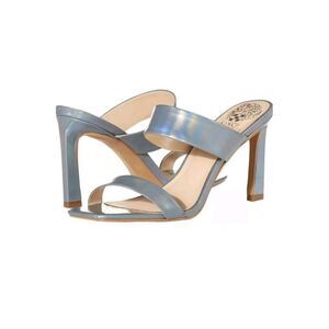 Vince Camuto Brisstol Strappy Square Toe Blue Iridescent Sandal Size 11 NEW